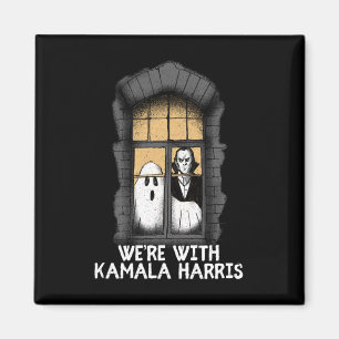 Mit Kamala Harris Funny Halloween Wahlen Beängstig Magnet