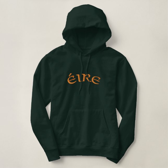 Mit Kapuze Sweatshirt Eire (Irland) (Design vorne)