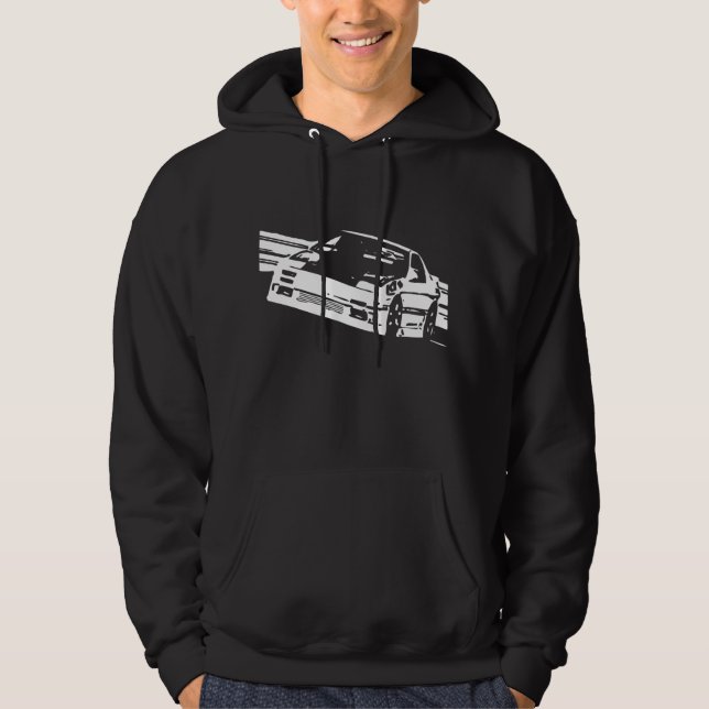 Mit Kapuze Sweatshirt Mazdas RX-7 FC3S seitlich (Vorderseite)