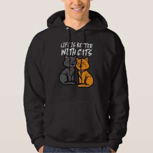 Mit Katzen Niedliche Frauen Mädchen Kinder Kleinki Hoodie