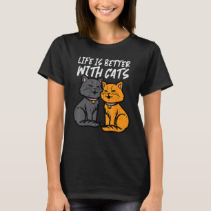 Mit Katzen Niedliche Frauen Mädchen Kinder Kleinki T-Shirt