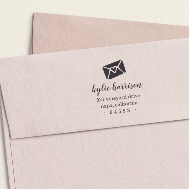 Mit Kiss-Rücksendeadresse versiegelt Permastempel (Von Creator hochgeladen)