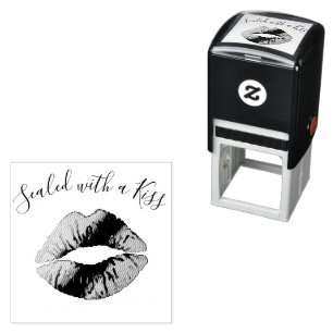 Mit Kiss versiegelt   Modern Lips Beauty Salon Permastempel