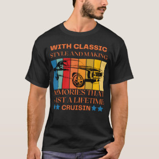 mit klassischem Auto Retro T-Shirt