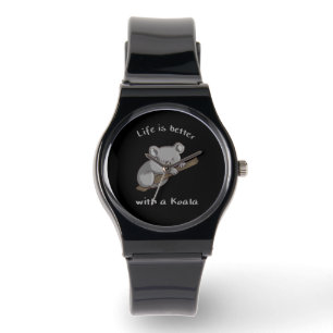 Mit Koala ist das Leben besser Armbanduhr