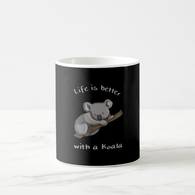 Mit Koala ist das Leben besser Kaffeetasse (Mittel)
