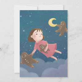 Mit Lebkuchengebäck fliegen Traum Einladung