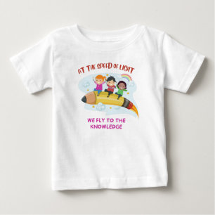 Mit Lichtgeschwindigkeit  Baby T-shirt