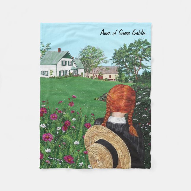 Mit Liebe Anne von Green Gables Blanket Fleecedecke (Vorderseite)