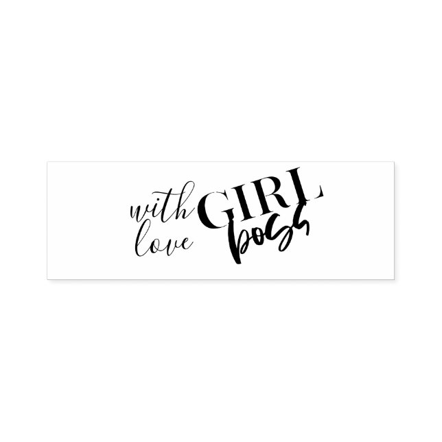 Mit Liebe BOSS GIRL Permastempel (Design)