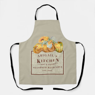 Mit Liebe Erntedank Pumpkin Custom besetzt Schürze