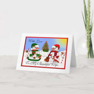 Mit Liebe Feiertagskarte