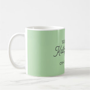 Mit Liebe fügen Sie den Namen des Paares hinzu, ei Kaffeetasse