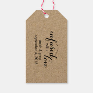 Mit Liebe-Gastgeschenk Hochzeit-Tags für Olivenöl Geschenkanhänger