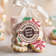 Mit Liebe gebacken - Frohe Weihnachten