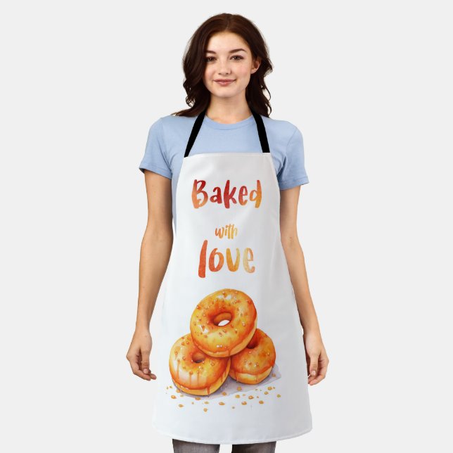 Mit Liebe Gebacken Schürze (Getragen)