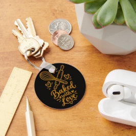 Mit Liebe gebackene süße Geschenke für Backliebhab Schlüsselanhänger