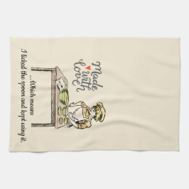 Mit Liebe gemacht: Ich leckte den Löffelfreund Geschirrtuch