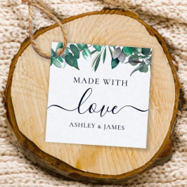 Mit Liebe gestaltetes Etikett, Handmade-Geschenk-A Geschenkanhänger
