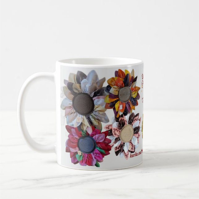 Mit Liebe, Gramma-Kranz-Tasse Kaffeetasse (Links)