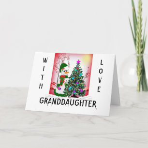 Mit Liebe Großtochter Feiertagskarte