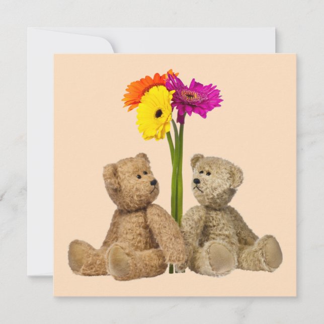 Mit Liebe-Gruß-Karte Dankeskarte (Vorderseite)