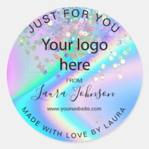 mit Liebe-Holograph-Folie mit Logo-Klasse