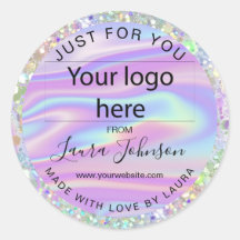 mit Liebe-Holograph-Folie mit Logo-Klasse