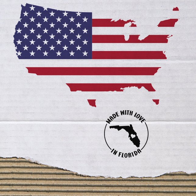 Mit Liebe in Florida, Gummistempel (Von Creator hochgeladen)