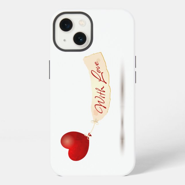 Mit Liebe iPhone Hülle (Rückseite)