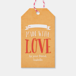 Mit Liebe Personalisierte Geschenketiketten Geschenkanhänger