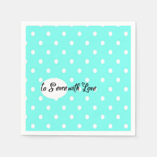 Mit Liebe Polka Dot Party Paper Napkin bedienen Serviette