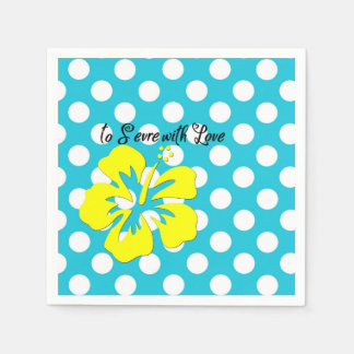 Mit Liebe Polka Dot Party Paper Napkin bedienen Serviette
