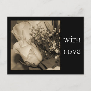 Mit Liebe Postkarte