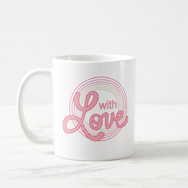 mit Liebe Tasse Design (Links)