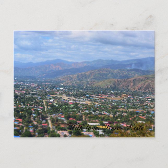 Mit Liebe Timor-Leste Postkarte (Vorderseite)