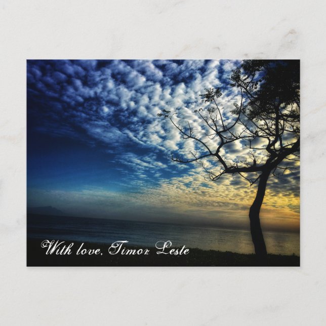 Mit Liebe Timor-Leste Postkarte (Vorderseite)