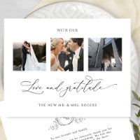 Mit Liebe und Dankbarkeit Monogram Wedding Foto