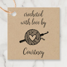 mit Liebe versehen Geschenkanhänger