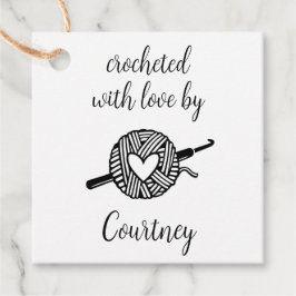 mit Liebe versehen Geschenkanhänger