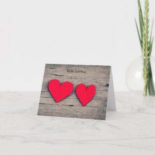 Mit Liebe... Weihnachtskarte Feiertagskarte