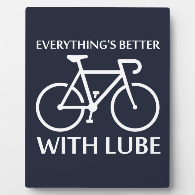 Mit Lube ist alles besser Fotoplatte (Vorderseite)