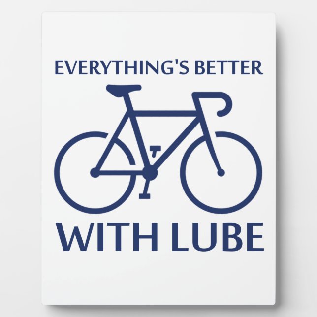 Mit Lube ist alles besser Fotoplatte (Vorderseite)