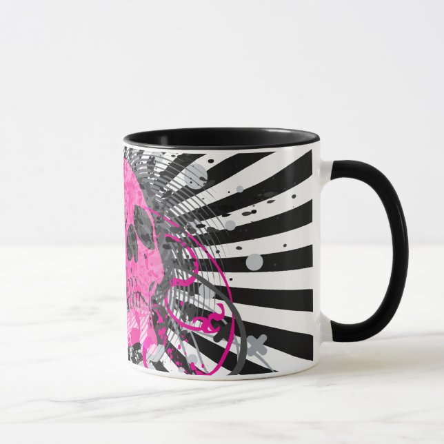 mit Luftblasen. Tasse (Rechts)