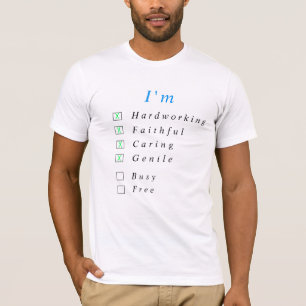 Mit lustigem Text T-Shirt personalisiert