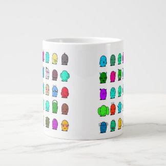 Mit lustigen Außerirdischen Jumbo-Tasse