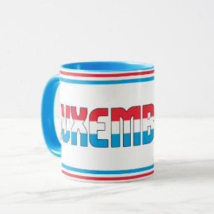 "Mit Luxemburg trinken" Patriotischer Kaffee Tasse
