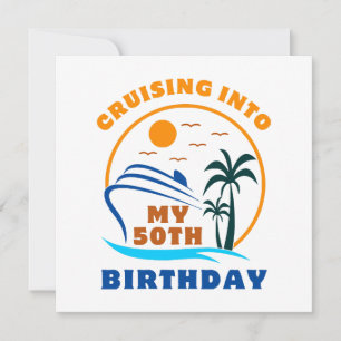 Mit meinem 50. Geburtstag auf dem Boot cruisen Einladung