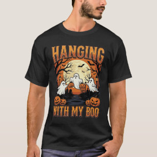 Mit meinem Boo Halloween-Geist-Design hängen T-Shirt