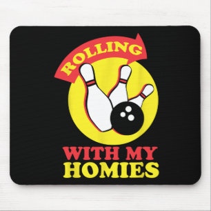 Mit meinem Bowling-Team ein Geschenk machen Mousepad